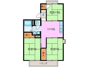 平田町駅 徒歩14分 1階の物件間取画像